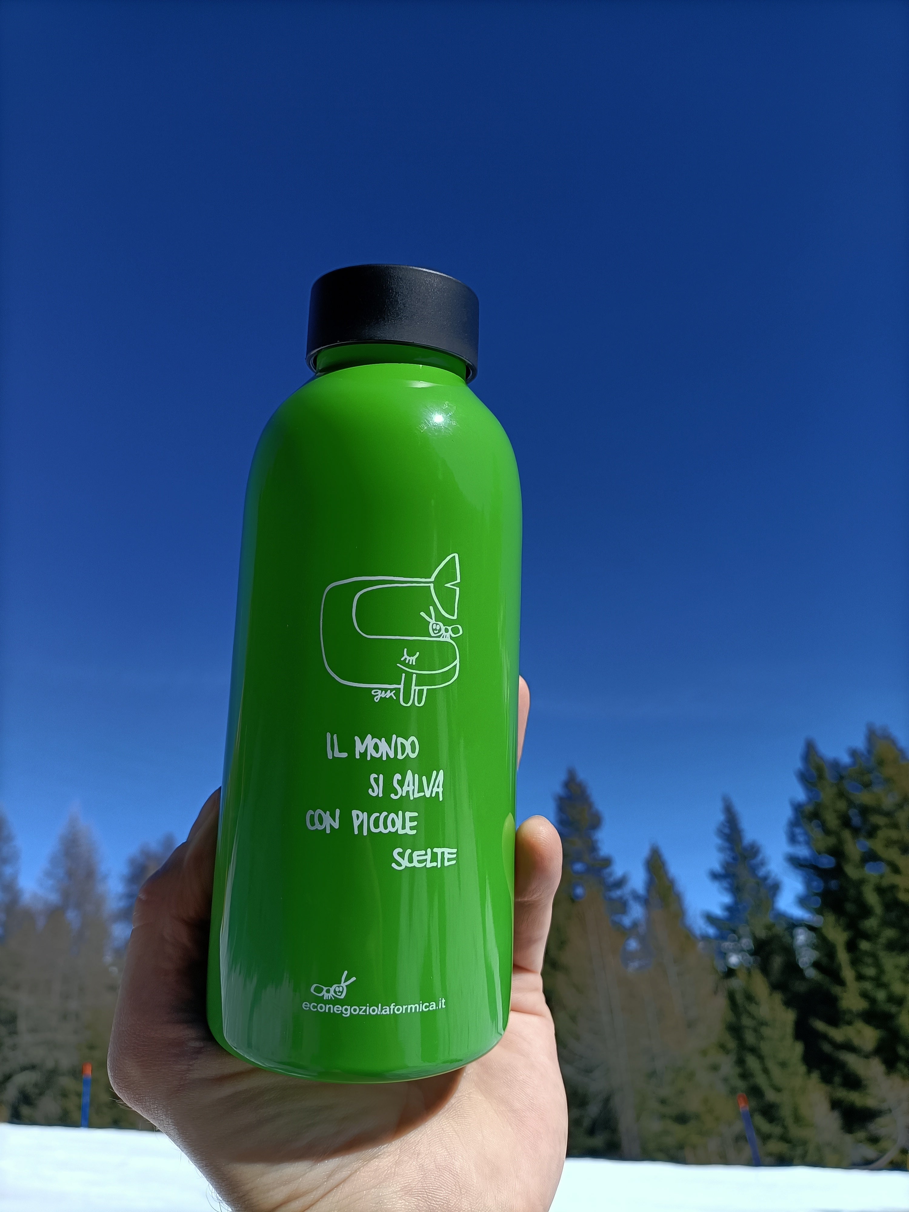 La borraccia delle piccole scelte (formica & Gek Tessaro) - in acciaio termica